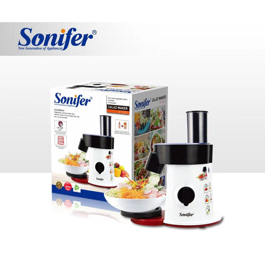 Sonifer SF-5505 220V multifunction slicing shredding disc electric vegetable shredder salad maker