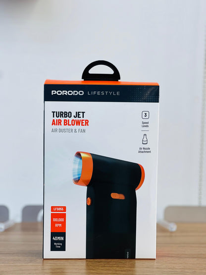 Porodo Lifestyle Turbo Jet Air Blower - Black