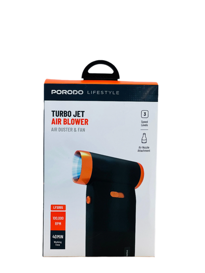 Porodo Lifestyle Turbo Jet Air Blower - Black