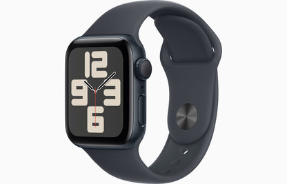 Apple Watch SE MR9Y3 GPS 40mm (M/L) Midnight Aluminium Case with Midnight Sport Band