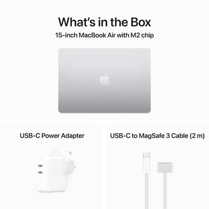 Apple MacBook Air 15 inch, Apple M2 chip, 256GB SSD - 2023