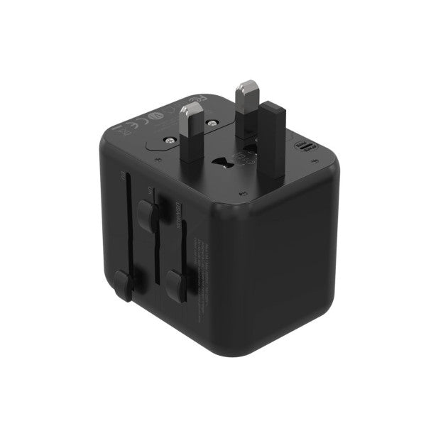 Porodo Dual USB-A Universal Travel Adapter 2.4A