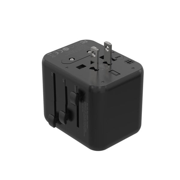 Porodo Dual USB-A Universal Travel Adapter 2.4A