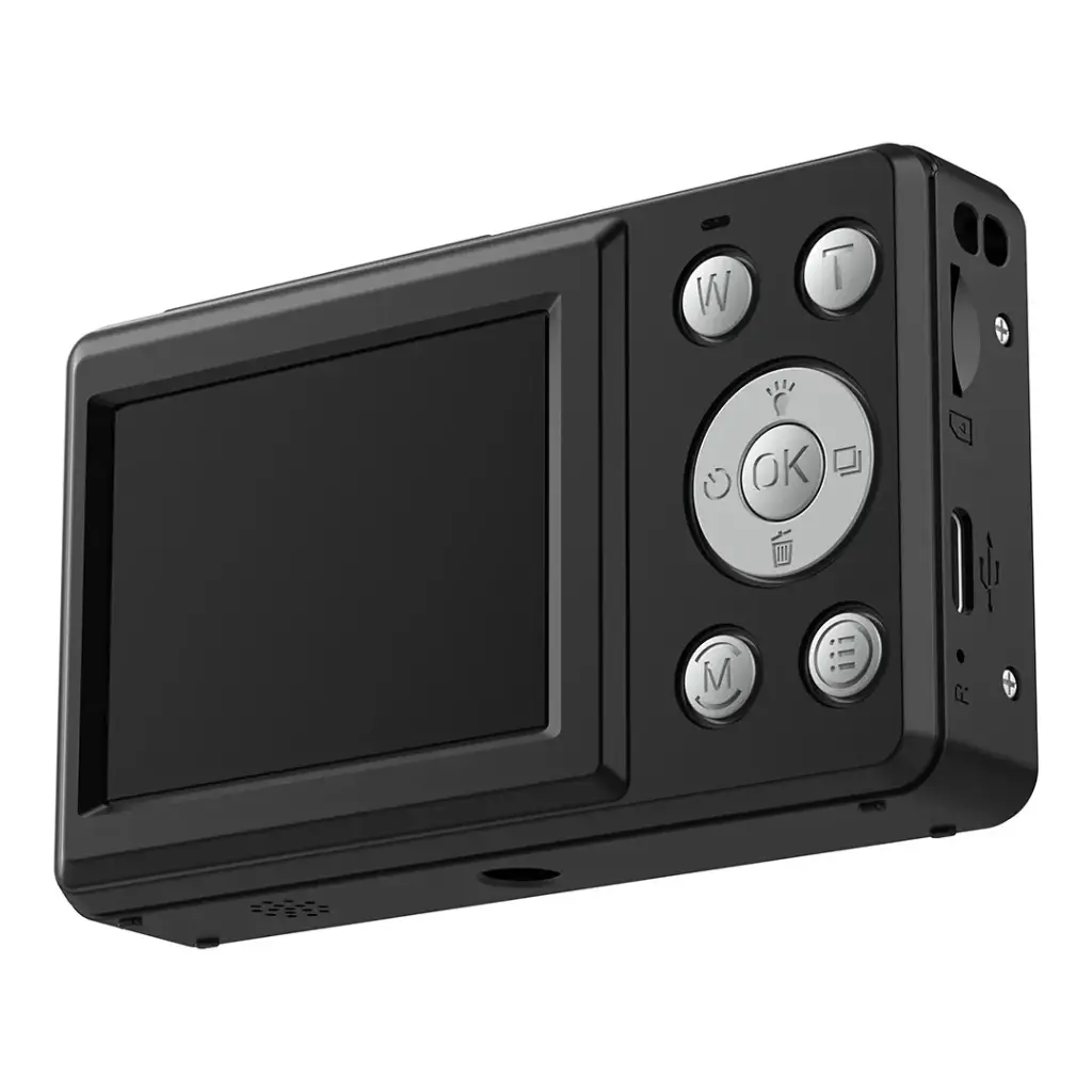 Porodo Lifestyle Dual-Screen Digital Camera - Black