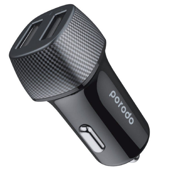 Porodo Ultimate Car Charger Dual Port With Type-C Cable
