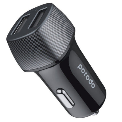 Porodo Ultimate Car Charger Dual Port With Type-C Cable