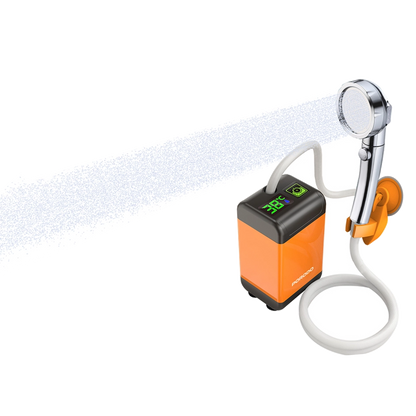 Porodo Lifestyle Portable Electric Shower Pump - Orange