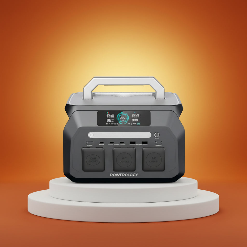 Powerology Dynamic800 Portable Power Station 800W - Black