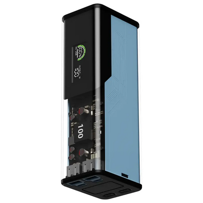 Powerology Énergie 27000mAh Power Bank with AC Outlet - Black