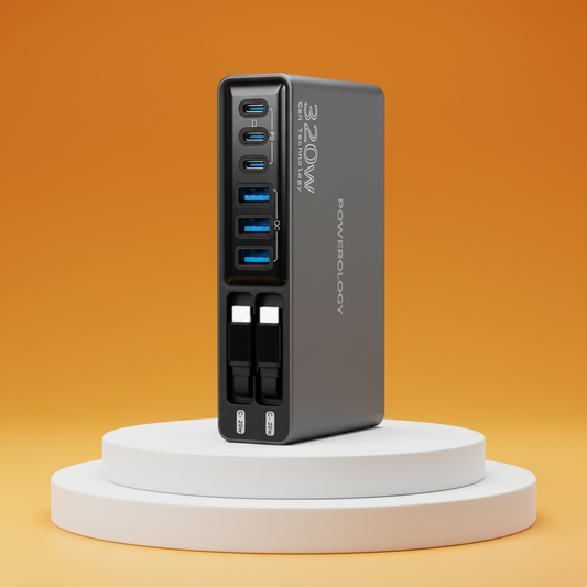 Powerology Univo Charging Station PD 100W - Black