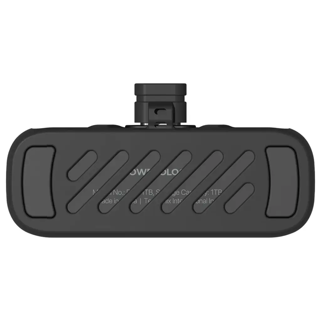 Powerology Vaultx  1Tb Mini Portable SSD Drive - Black