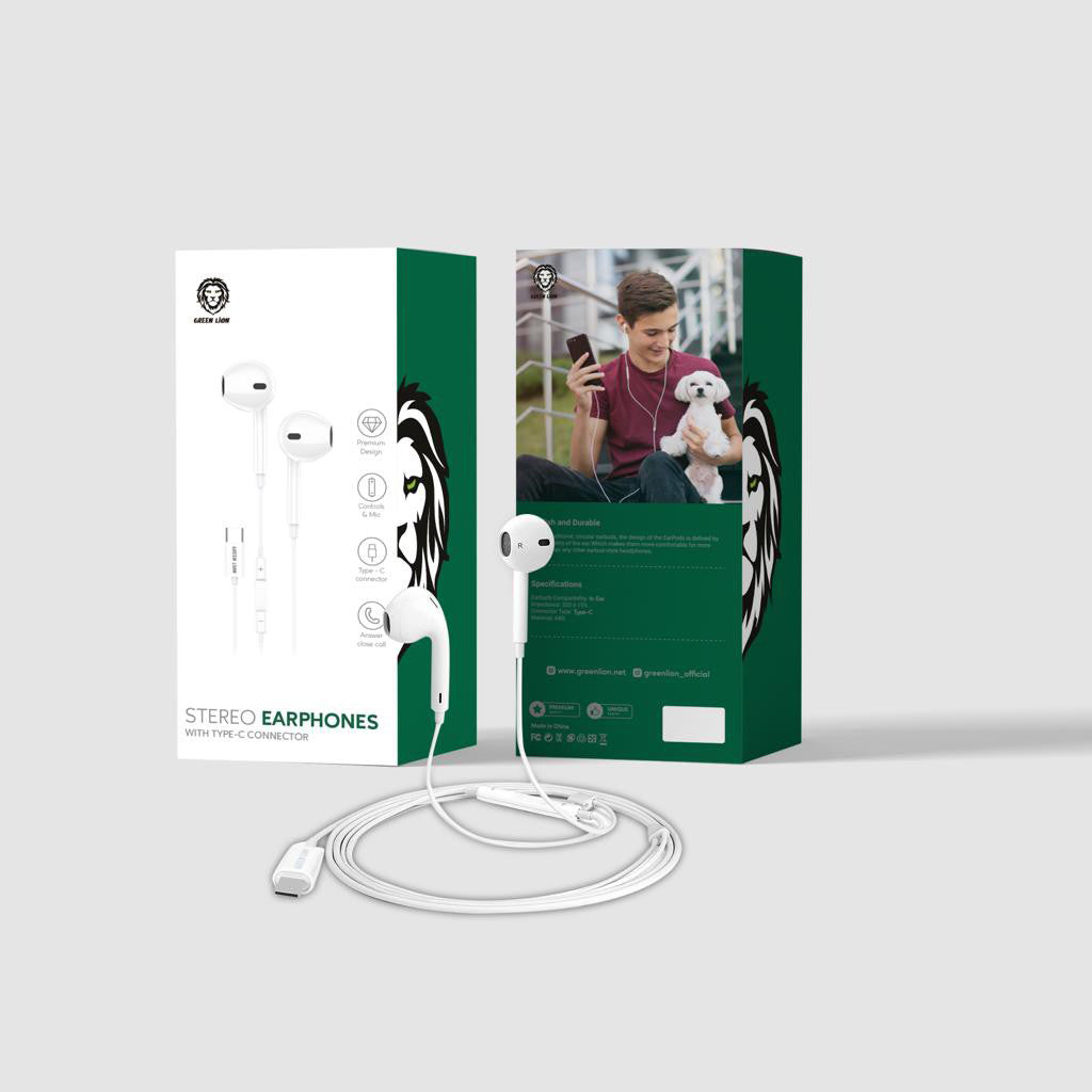 سماعات أذن ستيريو بموصل Type-C