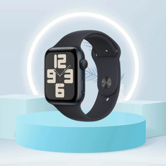 Apple Watch SE 44mm GPS Midnight Aluminium Case with Midnight Sport Band - S/M