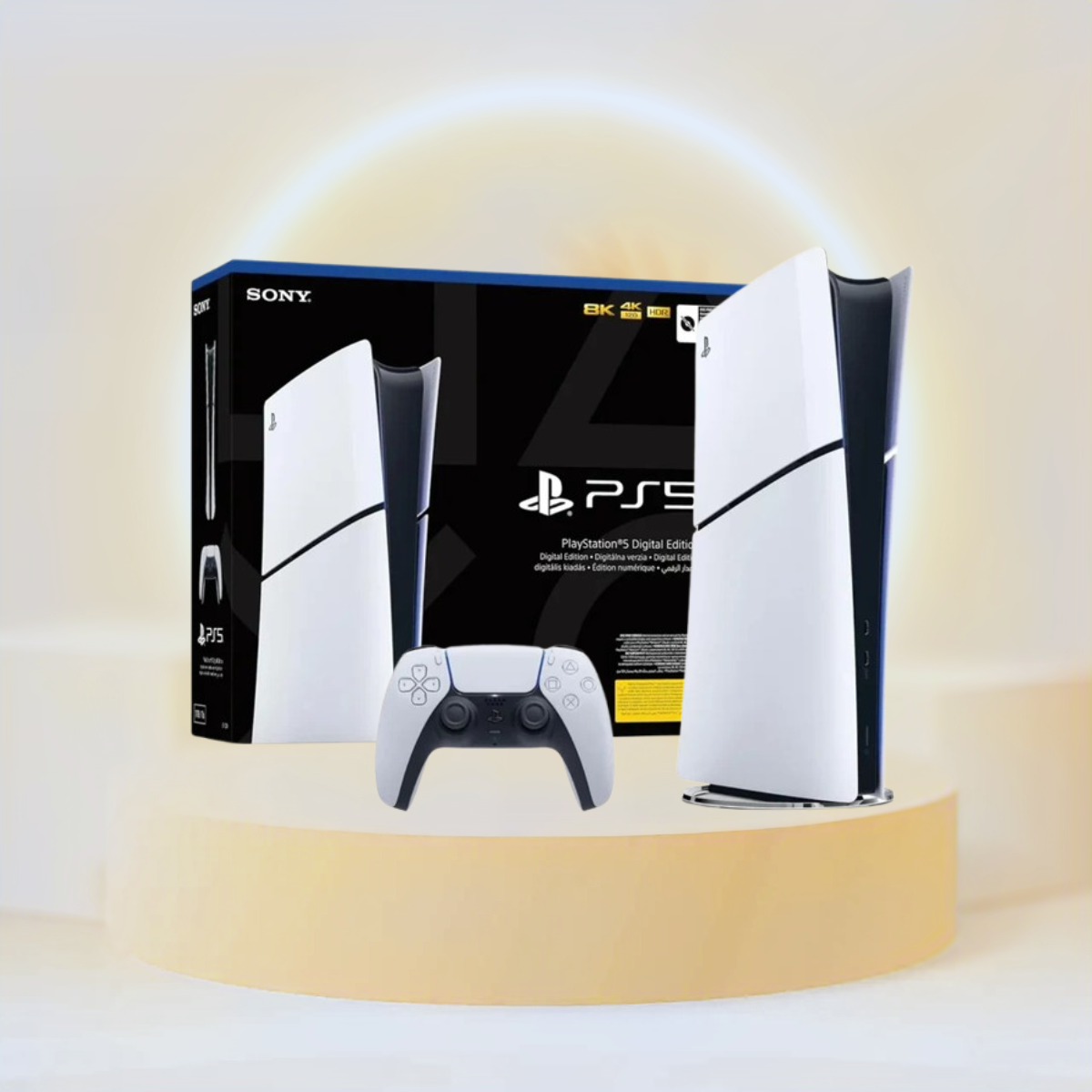 سوني بلاي ستيشن PS5 Slim Digital Edition وحدة تحكم 1 تيرابايت