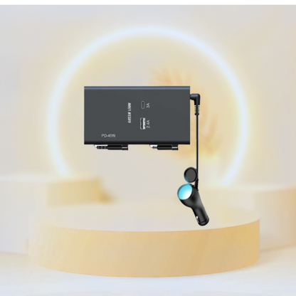 Green Lion Backseat Car Charger - Black