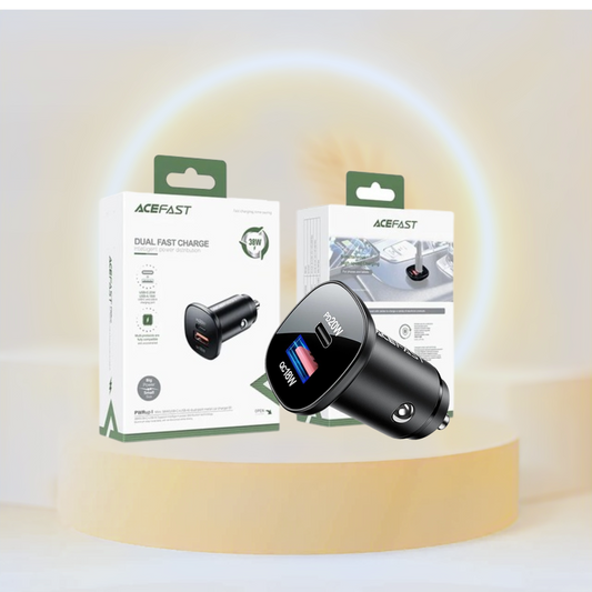 AceFast Fast Charge Car Charger B1 38W (1xUSB-C+1xUSB-A)