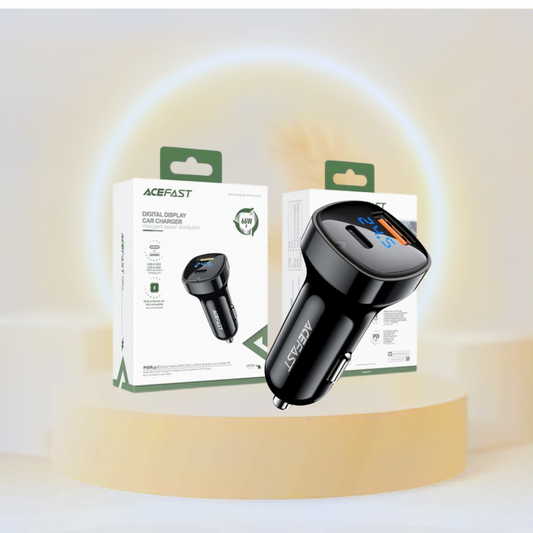 AceFast Fast Charge Car Charger B4 66W (1xUSB-C+1xUSB-A)