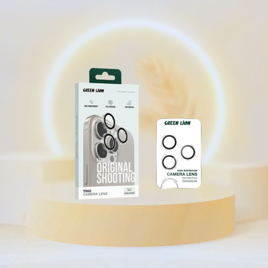 Green Lion Trio Camera Lens for iPhone 16 Pro/Pro Max - Clear