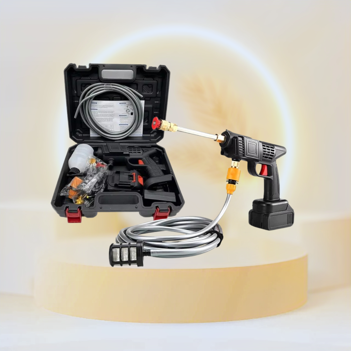 Battery Portable Car Washer High Pressure Machine Wash Cordless Water Pump Washing Spray Gun Wireless