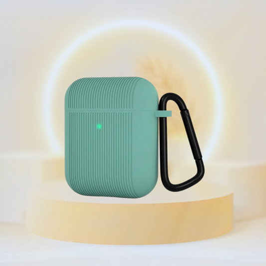 جراب Grneric Kiwi Design Portective لسماعات Airpods 1/2 باللون الأخضر الفاتح