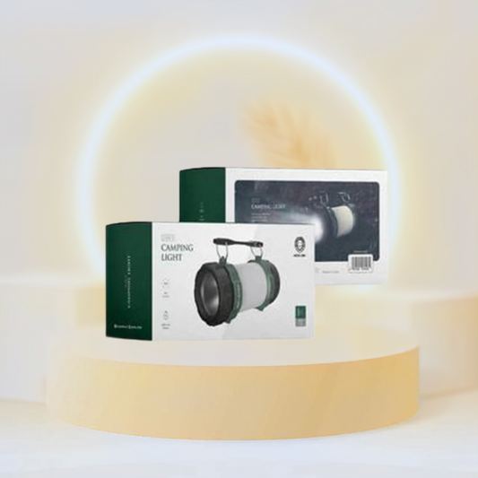 2 in 1 Camping Light 3000mAh 500lm - Black/White/Green