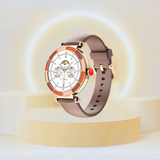 X.Cell Celine Smart Watch XL-WCH-CELINE-GLDFBRNS