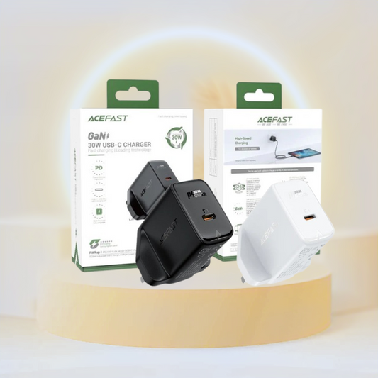 AceFast Fast Charge Wall Charger A24 GaN PD30W (1xUSB-C) UK