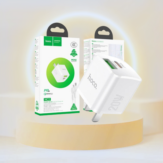 Wall charger “NC2 Meridian” PD20W + QC3.0 CN set with cable