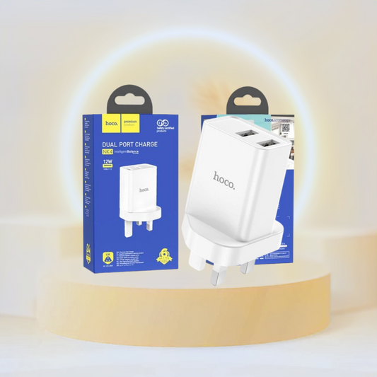 Wall charger “NK4 Sharp” dual port UK
