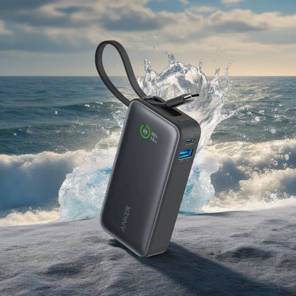 باور بانك أنكر نانو (30 واط، كابل USB-C مدمج)