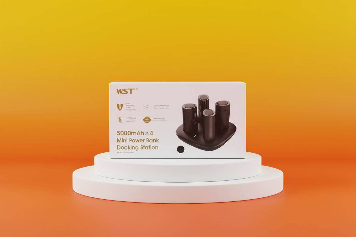 WST 4-in-1 Multiple Power Bank Docking Station 5000mah