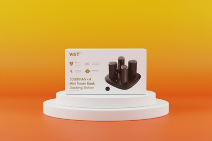 WST 4-in-1 Multiple Power Bank Docking Station 5000mah