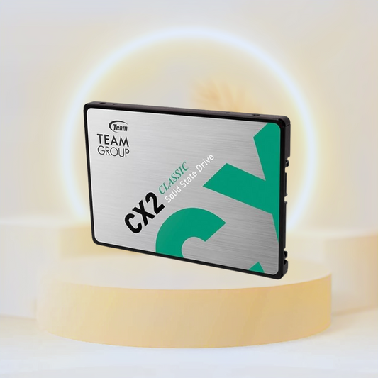 وحدة تخزين SSD داخلية SATA سعة 256 جيجابايت من Teamgroup CX2 | مقاس 2.5 بوصة | حتى 540 ميجابايت | SATA III سعة 6 جيجابايت | 3D NAND