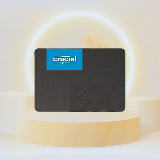قرص SSD داخلي Crucial BX500 بسعة 500 جيجابايت | SATA مقاس 2.5 بوصة | حتى 550 ميجابايت/ثانية | SATA بسرعة 6 جيجابايت/ثانية | ذاكرة NAND ثلاثية الأبعاد