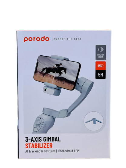 جهاز تعقب بورودو AI Gimbal P7C Pro Plus - رمادي