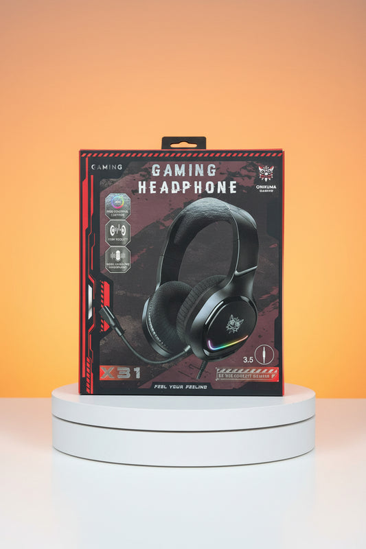 ONIKUMA X31 RGB Light Wired Gaming Headset