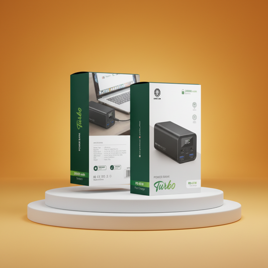 Turbo Power Bank 20000mAh Green Lion