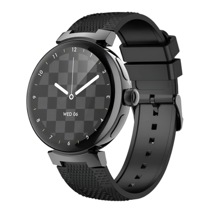 X.Cell Smart Watch Elite 3 Silicone Strap - Black