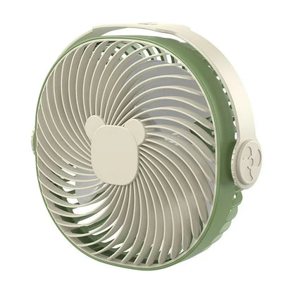 Small Fan Hanging Wall Hanging Desktop Multifunctional Lighting Fan USB Rechargeable Fan New Style