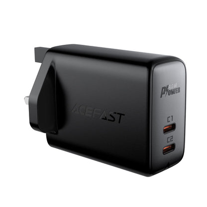 شاحن حائط AcFast Fast Charge A12 PD40W (2xUSB-C) المملكة المتحدة
