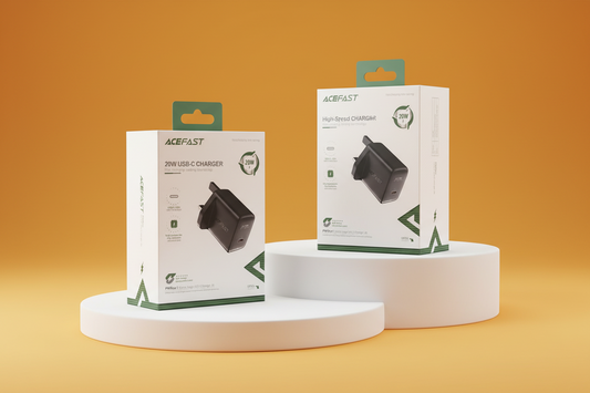 AceFast Fast Charge Wall Charger A4 PD3.0 20W (1xUSB-C) UK