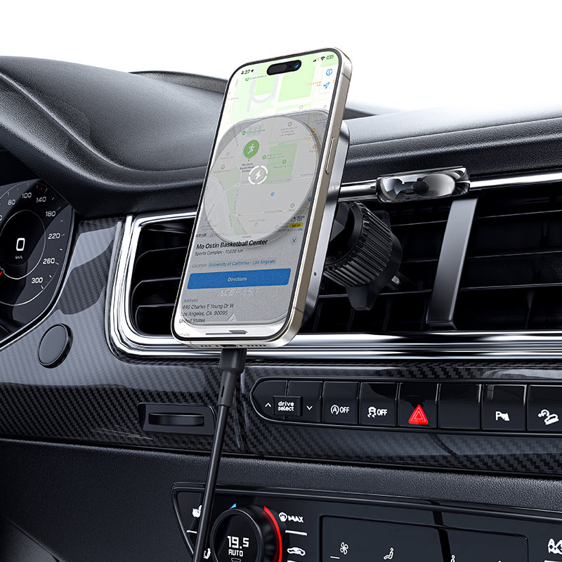 AceFast Fast Wireless Charger Car Mount Holder D18 15W