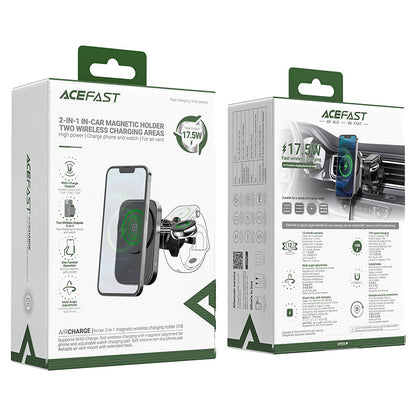 AceFast Fast Wireless Charger Car Mount Holder D18 15W