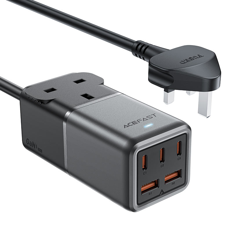 AceFast Fast Charge Power Strip Z3 PD75W GaN (3xUSB-C+2xUSB-A) UK