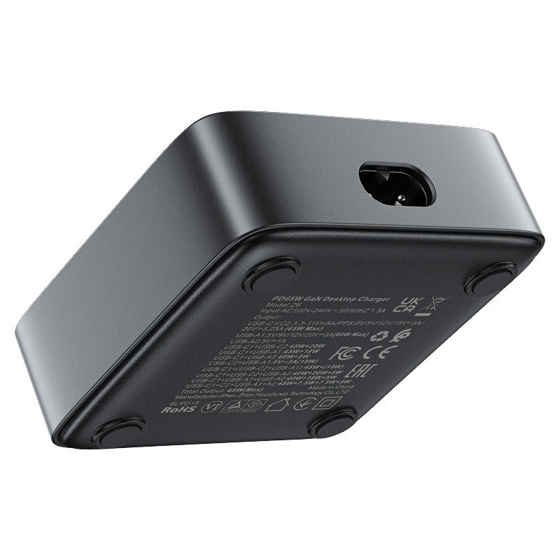 AceFast Desktop Power Station Z6 PD65W GaN (2xUSB-C+2xUSB-A) UK