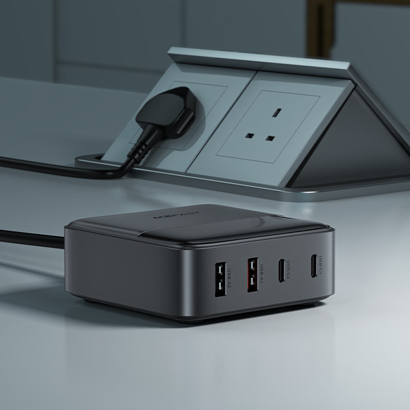AceFast Desktop Power Station Z6 PD65W GaN (2xUSB-C+2xUSB-A) UK