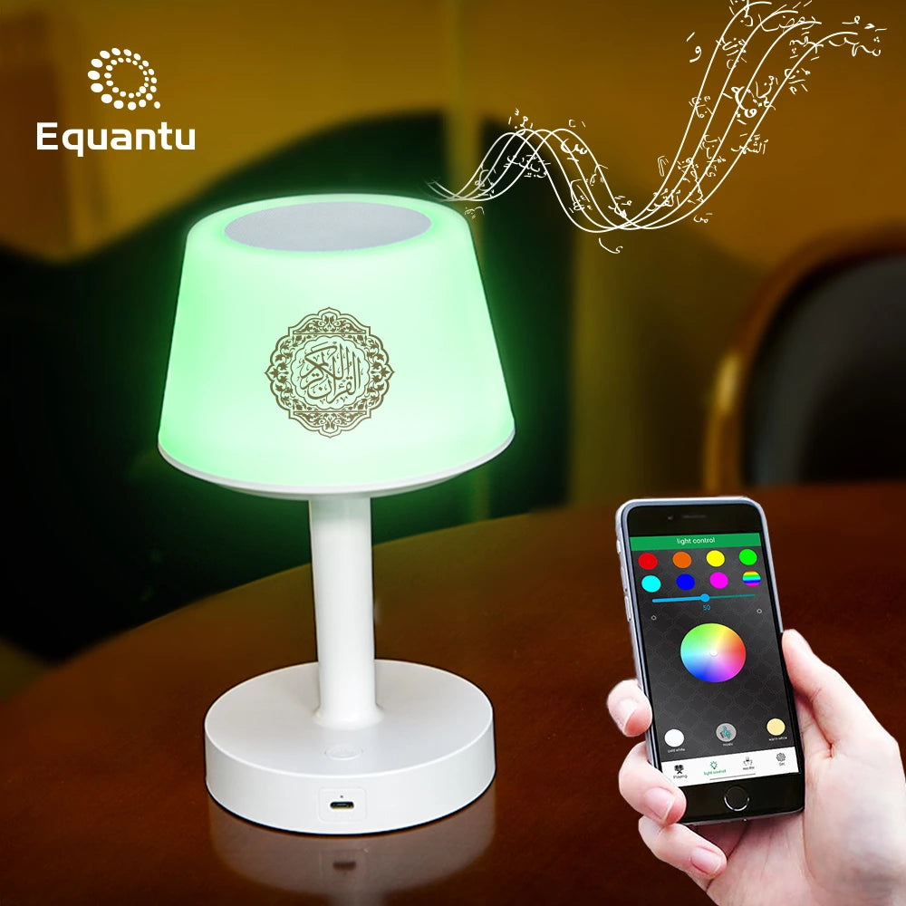 Desk lamp azan clock quran player SQ917