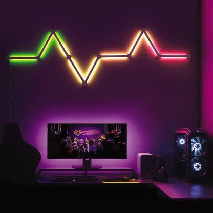 مجموعة أدوات بدء تشغيل Epic Gamers Glide ذات 9 خطوط إضاءة - أسود