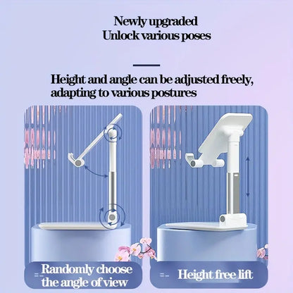 Stay Connected Anywhere:  Folding Phone Holder For Desk