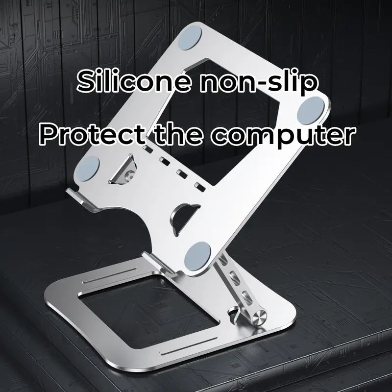 Aluminum Alloy Laptop And Projector Stand - Thickened, Dual Arm Support